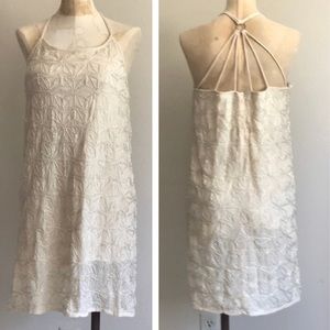 Retro Champagne beaded tank dress